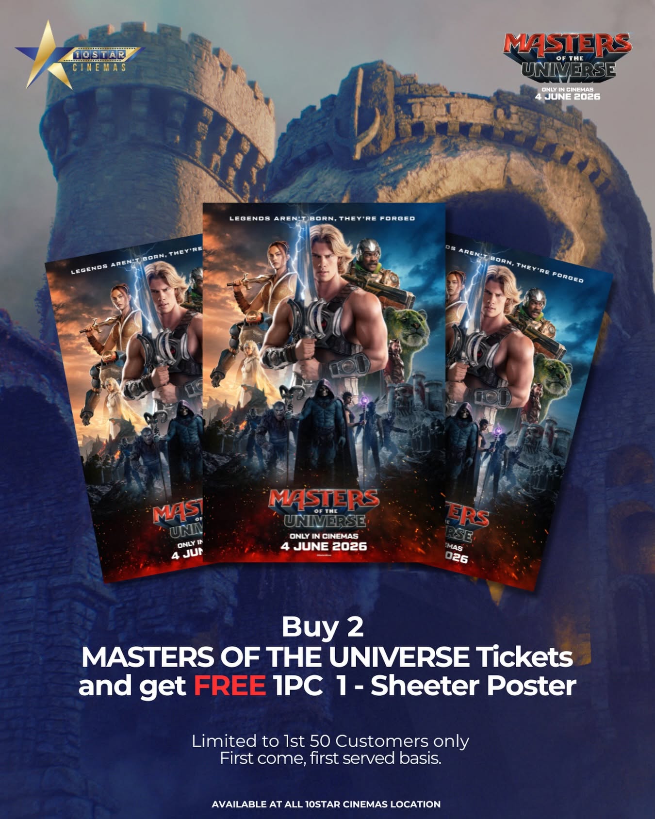 FREE 1-Sheeter Poster - MASTERS OF THE UNIVERSE