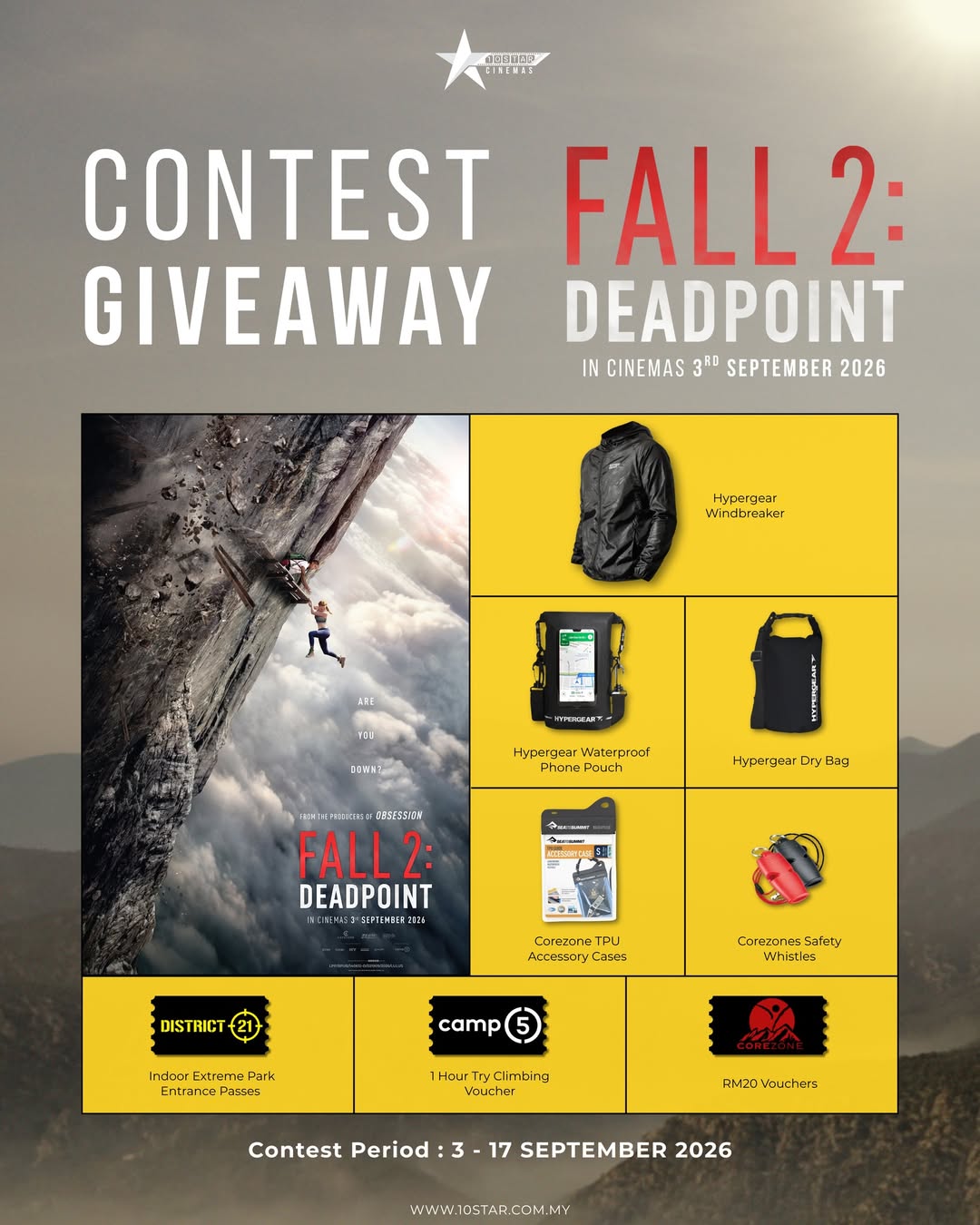 Watch & Win Exclusive FALL 2: DEADPOINT Giveaway Prizes!